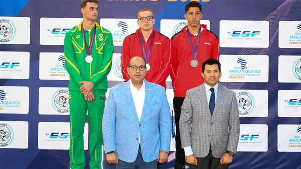 مصر تحصد 11 ميدالية في اول أيام بطولة أفريقيا للسباحة بالقاهرة