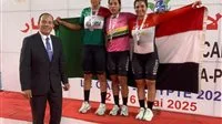 مصر تحقق بطولة أفريقيا لمضمار الدراجات بـ 51 ميدالية.