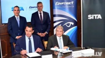 مصر للطيران تبرم اتفاقية شراكة مع SITA المتخصصة في تكنولوجيا المعلومات