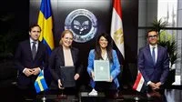 مصر والسويد تبرمان اتفاقية نوايا لتعزيز التعاون في مجالات الطاقة والنقل المستدامين.