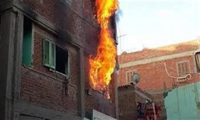 مصرع صغير في حريق محل ببرج سكني بفيصل