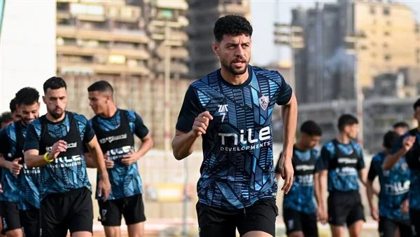 مصطفى شلبي يشارك في تدريبات الزمالك استعدادا لمواجهة سيراميكا كليوباترا بالدوري