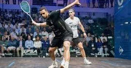 مصطفى عسل يحقق انتصارًا على علي فرج ويتوج بلقب بطل العالم في الإسكواش