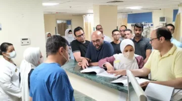 مكتب الطب العلاجي بوزارة الصحة يختتم جولته بزيارة مستشفى جهينة المركزي في سوهاج