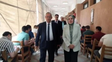 نائب رئيس جامعة بنها يستمر في متابعة امتحانات الفصل الدراسي الثاني