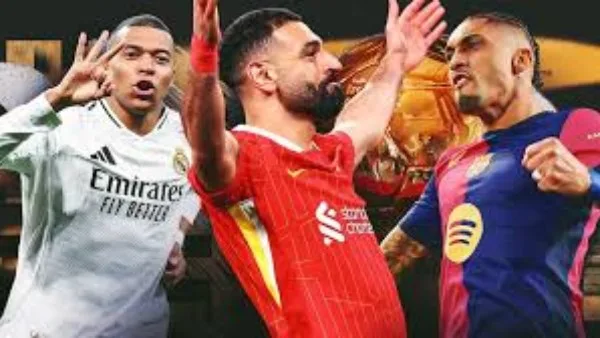 من بينهم محمد صلاح.. رافينيا يختار 3 لاعبين مرشحين للكرة الذهبية 2025