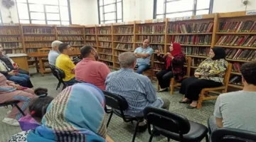 مناقشة سبل تمكين المرأة اقتصادياً في صالون ثقافي بمكتبة طنطا