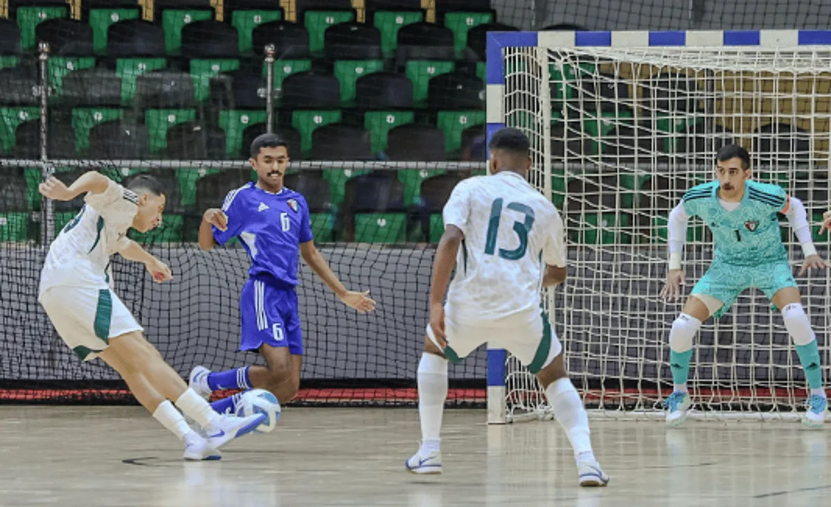 منتخب الناشئين تحت 20 عامًا يتفوق على منتخب الكويت في مباراة ودية بمعسكر الدمام منتخب الناشئين تحت 20 عامًا يتفوق على منتخب الكويت في مباراة ودية بمعسكر الدمام