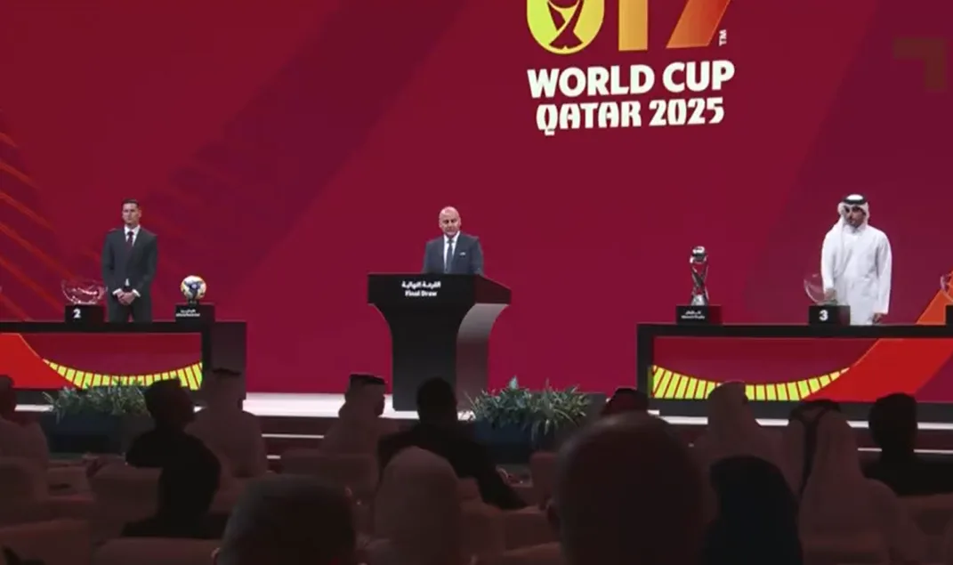 منتخب قطر يلتقي بالمنتخب الإيطالي.. اكتشف مجموعة قطر في كأس العالم للناشئين منتخب قطر يلتقي بالمنتخب الإيطالي.. اكتشف مجموعة قطر في كأس العالم للناشئين