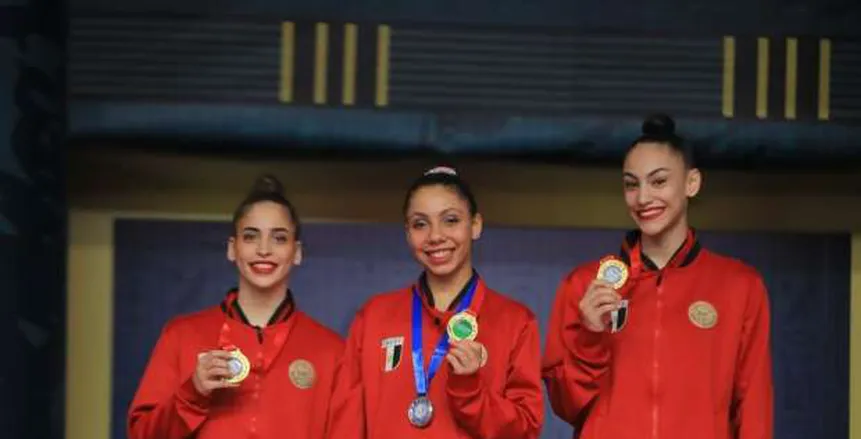 منتخب مصر للجمباز الإيقاعي يتربع على عرش البطولة الأفريقية بالقاهرة