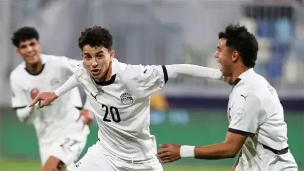 منتخب مصر للشباب يتقدم أمام تنزانيا بأقدام أحمد شرف بأمم أفريقيا (فيديو)