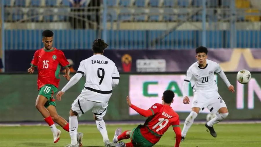 منتخب مصر يودع بطولة أمم أفريقيا تحت 20 عامًا بعد خسارته أمام المغرب في نصف النهائي