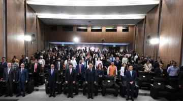 منتدى ناصر الدولي يقيم يوماً دبلوماسياً للمتواجدين بحضور وزير الخارجية في العاصمة الإدارية.