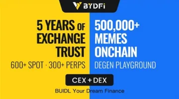 منصة BYDFi المزودة بمحركات مزدوجة CEX و DEX تتصدر التوجهات الجديدة في مجال تداول العملات الرقمية.