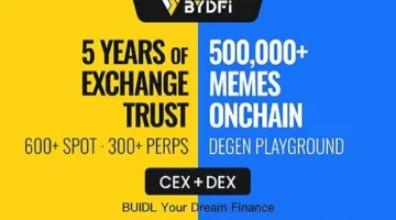 منصة BYDFi ذات المحركات المزدوجة CEX وDEX ترسم معالم الاتجاه الجديد في سوق البورصات.