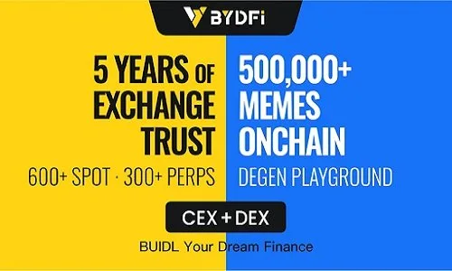 منصة BYDFi ذات المحركات المزدوجة CEX وDEX ترسم معالم الاتجاه الجديد في سوق البورصات. منصة BYDFi ذات المحركات المزدوجة CEX وDEX ترسم معالم الاتجاه الجديد في سوق البورصات.