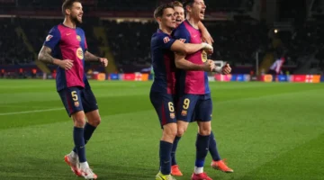 موقف ليفاندوفسكي وبالدي من المشاركة مع برشلونة ضد إنتر ميلان في مباراة الإياب