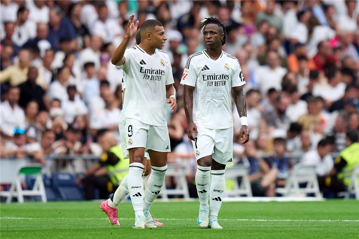 موقف مبابي وفينيسيوس من مباراة ريال مدريد وسيلتا فيجو