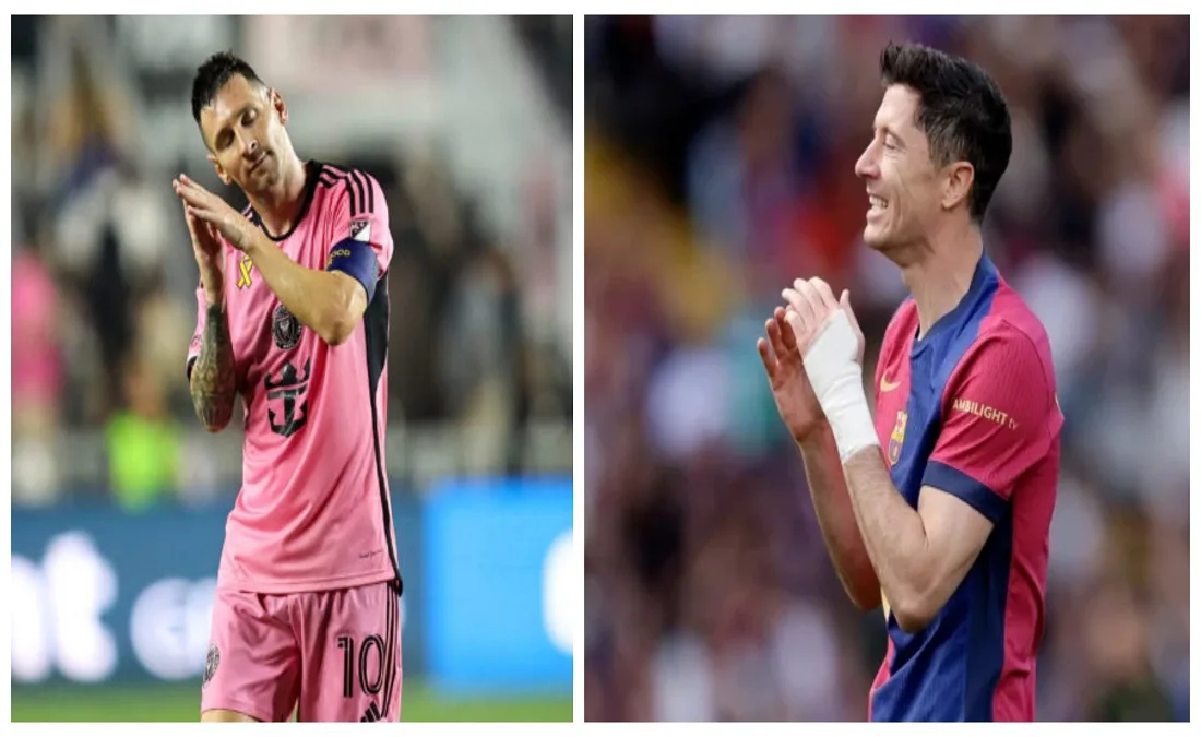 ميسي و ليفاندوفسكي: من حقق 100 هدف أولاً؟ ميسي و ليفاندوفسكي: من حقق 100 هدف أولاً؟