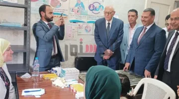 نائب محافظ الغربية يرصد فعاليات القافلة الطبية المجانية في قرية محلة روح