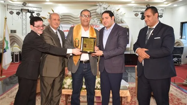 نائب محافظ بني سويف يشهد الاحتفال السنوي للاتحاد المحلي لنقابات العمال