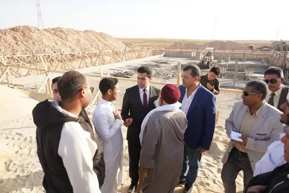 نائب محافظ مطروح يتفقد مشروعات خدمية وتنموية بالضبعة