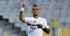 ناصر منسي يسجل الهدف الأول لـ الزمالك أمام البنك