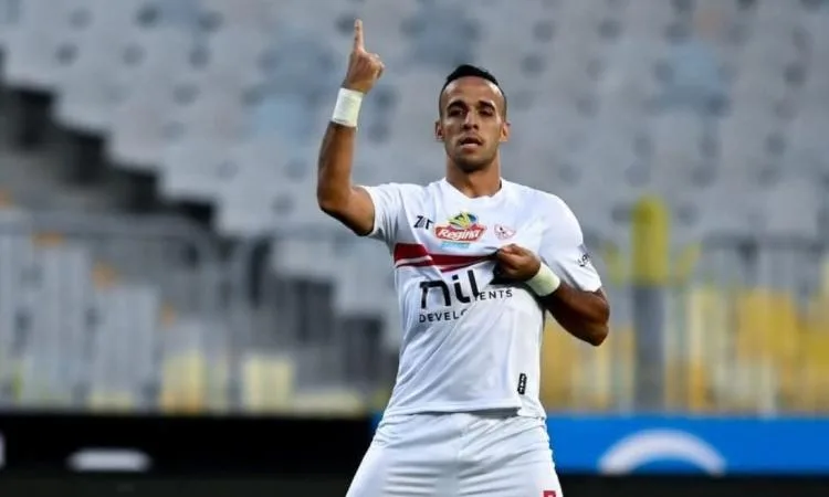 ناصر منسي يقود هجوم الزمالك أمام البنك الأهلي في الدوري الممتاز
