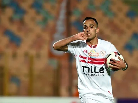 ناصر منسي يمنح الزمالك التقدم مبكرًا أمام البنك الأهلي بالدوري «فيديو»