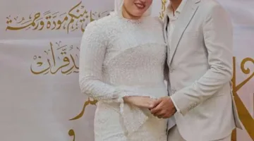 ناصر منسي، مهاجم الزمالك، يشارك صوراً من مراسم عقد قرانه