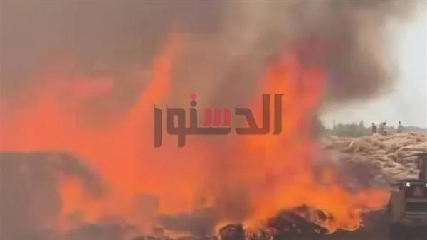 نتيجة للرياح، احتراق ثلاثة منازل ريفية في الفيوم