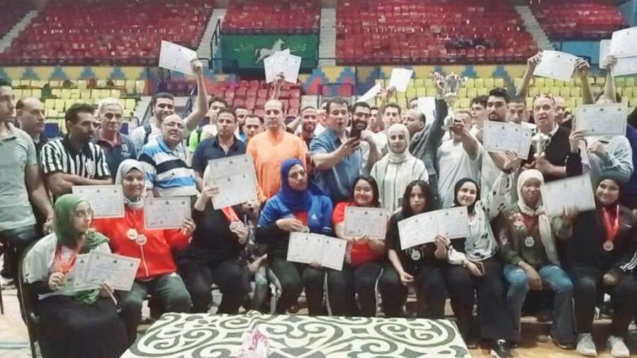 نجاح باهر لبطولة الجمهورية وتجارب فريق مصارعة الذراعين
