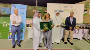 نجاح كبير في ختام البطولة العربية الرابعة للاعبي التنس في شرم الشيخ