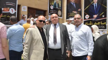 نجاح كريم عبدالباقي وثمانية أعضاء في مجلس إدارة موظفي الهيئات القضائية