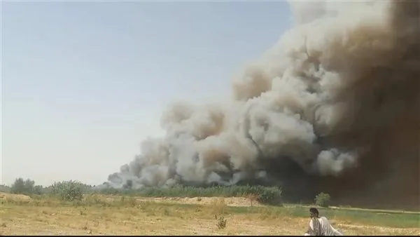 نشوب حريق في غابات الجبلاو بقنا واستجابة سيارات الإطفاء.