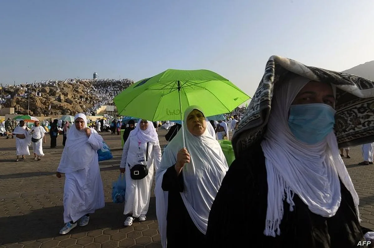 نصائح هامة من وزارة الحج للحجاج حول التغذية وتفادي الإرهاق الحراري خلال أداء مناسك الحج نصائح هامة من وزارة الحج للحجاج حول التغذية وتفادي الإرهاق الحراري خلال أداء مناسك الحج