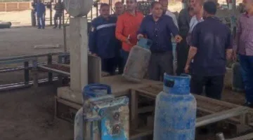 نقص 700 جرام في الأسطوانة: تموين المنيا يحيل مخالفات مصنع الغاز إلى النيابة