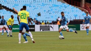 نهائي دوري الأبطال: بيراميدز يتعادل مع صن داونز في النصف الأول من المباراة