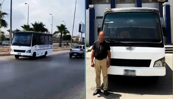 هدد حياة المواطنين.. كواليس القبض على سائق «أتوبيس» سار عكس الاتجاه بالتجمع