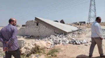 هيئة مدينة برج العرب الجديدة تزيل المخالفات البنائية والانتهاكات في عدة مناطق