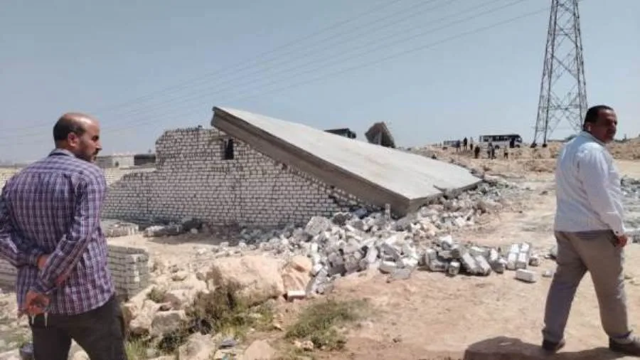 هيئة مدينة برج العرب الجديدة تزيل المخالفات البنائية والانتهاكات في عدة مناطق هيئة مدينة برج العرب الجديدة تزيل المخالفات البنائية والانتهاكات في عدة مناطق