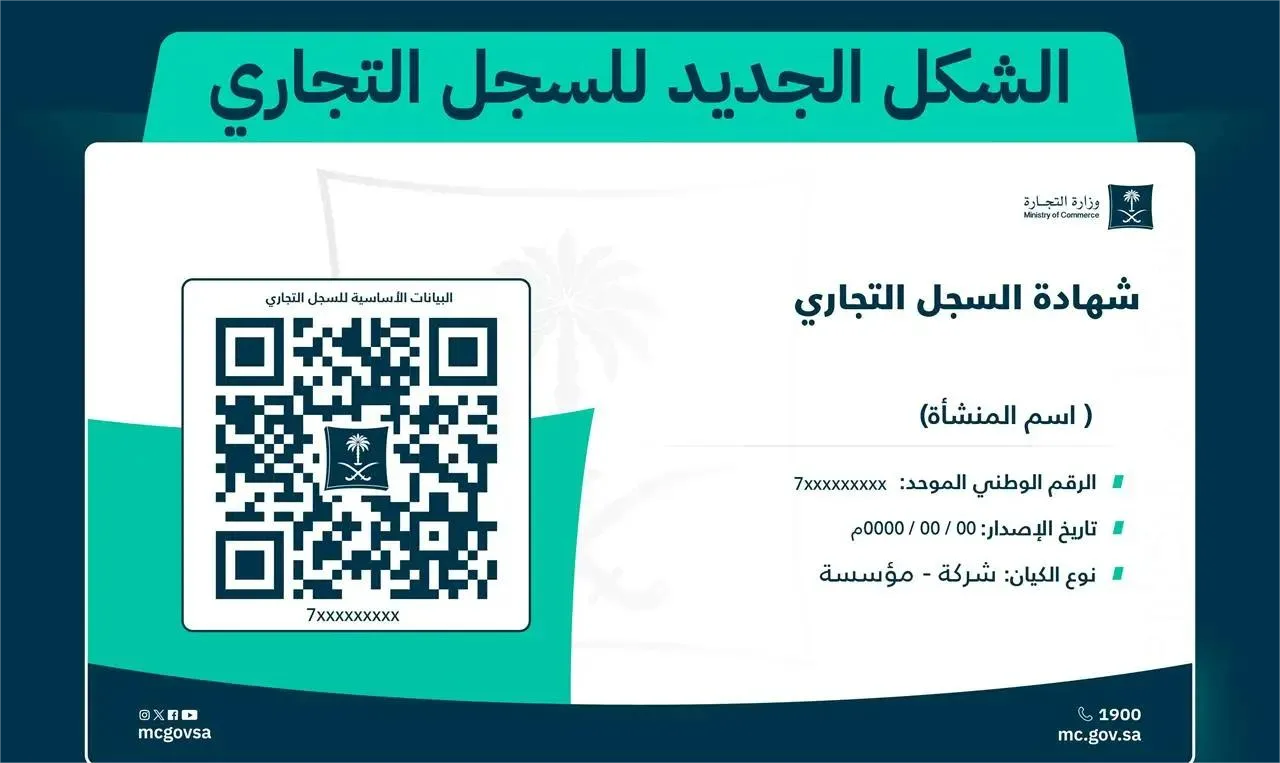 وزارة التجارة: السجل التجاري الجديد يأتي في شكل صفحة واحدة وزارة التجارة: السجل التجاري الجديد يأتي في شكل صفحة واحدة