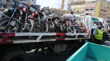 وزارة الداخلية تستعيد 11 دراجة نارية مسروقة وتعيدها لأصحابها في محافظة الغربية