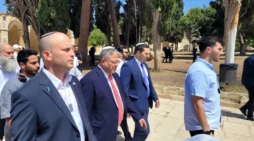 وزير الأمن الإسرائيلي يتوجه إلى المسجد الأقصى في ذكرى احتلال القدس