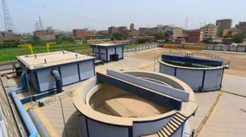 وزير الإسكان ومحافظ الجيزة يطلقان المرحلة الأولى من محطة مياه الشرب في أوسيم