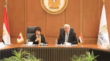 وزير التعليم العالي يبحث سبل التعاون مع وزيرة التعليم والثقافة اليابانية