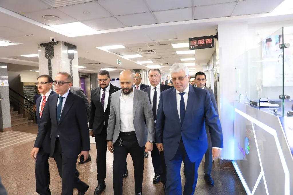 وزير التعليم العالي يزور مستشفى سعاد كفافي الجامعي وزير التعليم العالي يزور مستشفى سعاد كفافي الجامعي