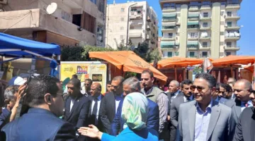 وزير التموين ومحافظ الإسكندرية يزوران محطة الزيوت والشحوم في المكس