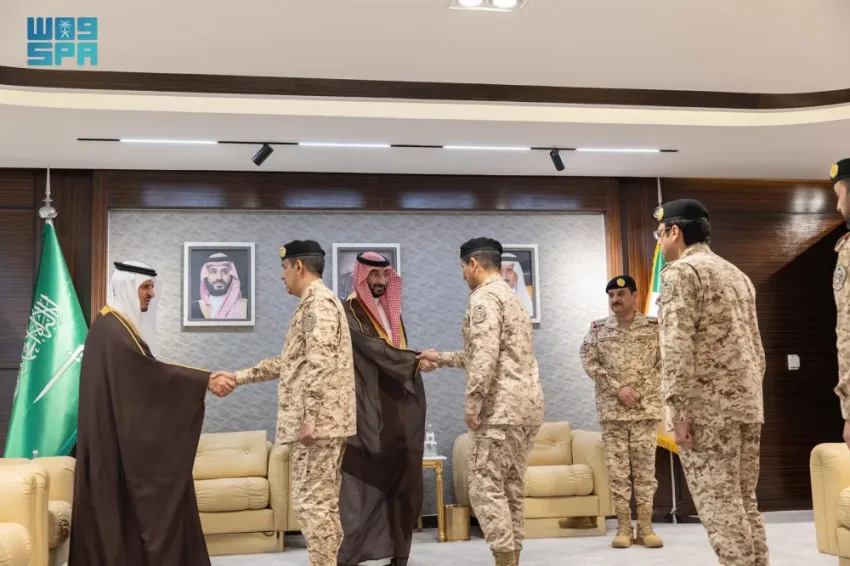 وزير الحرس الوطني يرحب بنائب وزير الحرس الوطني بمناسبة تعيينه الجديد