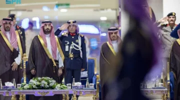 وزير الحرس الوطني يشرف على حفل تخرج الدورة الـ36 لتأهيل الضباط الجامعيين والدفعة الـ41 من طلاب كلية الملك خالد العسكرية.
